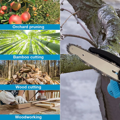 Mini Motosierra PowerCut 24V – Compacta, Potente y de Una Mano